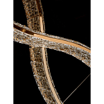 Люстра волнистой формы с фактурным хрустальным плафоном Light Delight варинант исполнения - 5 | Loft Concept в Грозном