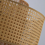 Подвесной светильник с абажуром из плтеного бамбука Light Inside the Cell варинант исполнения - 7 | Loft Concept в Грозном