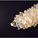 Люстра линейная светодиодная из необработанных кристаллов Mountain Comet варинант исполнения - 2 | Loft Concept в Грозном