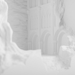 Встраиваемый в стену гипсовый светильник под покраску с эффектом разрушенной стены Antiquity Athena варинант исполнения - 6 | Loft Concept в Грозном