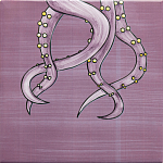 Плитка с узором Осьминог велосипедист варинант исполнения - 4 | Loft Concept в Грозном