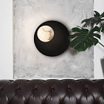 Бра с овальным основанием золотого цвета  и плафоном из алебастра Shaw Lighting варинант исполнения - 4 | Loft Concept в Грозном