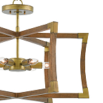 Подвесной светильник в форме фонаря коричневый Brown Eco Lantern варинант исполнения - 1 | Loft Concept в Грозном