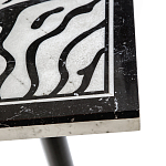 Стол обеденный из натурального мрамора Marble BW Accent Table варинант исполнения - 2 | Loft Concept в Грозном