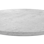 Стол обеденный с круглой светло-серой столешницей Harris Collection варинант исполнения - 3 | Loft Concept в Грозном