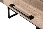 Стол рабочий в стиле лофт с ящиками и системой хранения Urban Style Space варинант исполнения - 4 | Loft Concept в Грозном