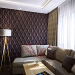 Гипсовая 3D Панель M-102 варинант исполнения - 1 | Loft Concept в Грозном