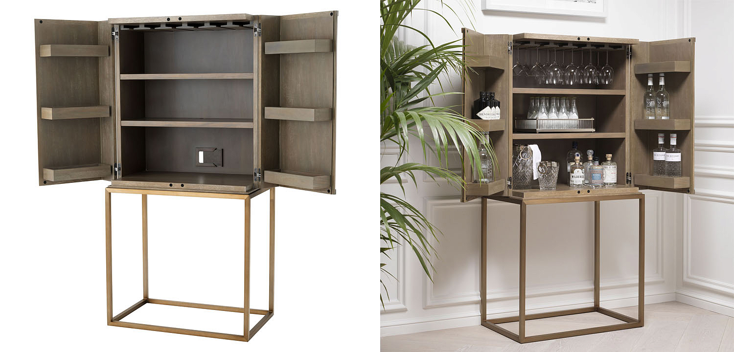 Шкаф для вина Eichholtz WINE CABINET HIGHLAND Шкаф для вина Eichholtz WINE CABINET HIGHLAND - Loft-Concept в Грозном