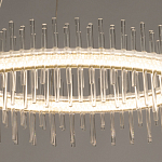 Люстра круглая с прозрачными стеклянными трубками 51 см Nembus варинант исполнения - 5 | Loft Concept в Грозном