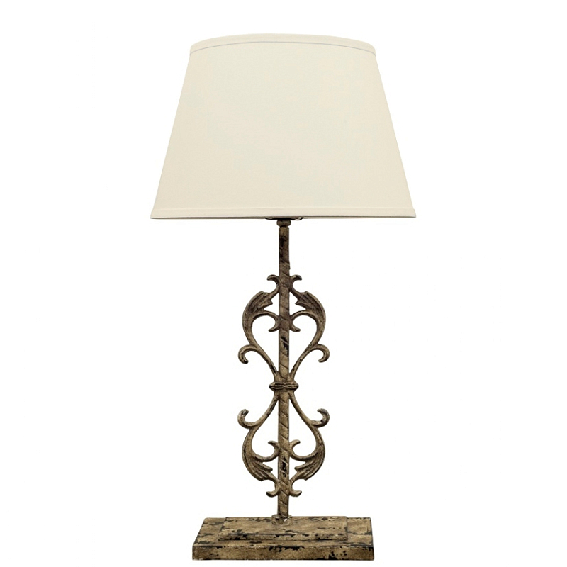 Настольная лампа RH Kerry Artifact Table Lamp Коричневый Бежевый Настольная лампа RH Kerry Artifact Table Lamp Коричневый Бежевый в Грозном | Loft Concept