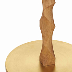 Торшер с цилиндрическим тканевым абажуром на каркасе волнистой формы Rotation варинант исполнения - 2 | Loft Concept в Грозном