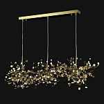 Люстра подвесная из трех частей с металлическими круглыми элементами Terzani Argent варинант исполнения - 4 | Loft Concept в Грозном