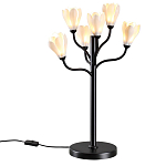 Настольная лампа с ветвями и белыми фарфоровыми цветами Floralis варинант исполнения - 3 | Loft Concept в Грозном