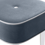 Квадратный мягкий пуф на белых ножках Winton Pouf Square варинант исполнения - 18 | Loft Concept в Грозном