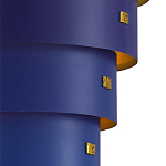 Подвесной светильник фигурный синий из 4-х широких колец Alternating Rings варинант исполнения - 2 | Loft Concept в Грозном