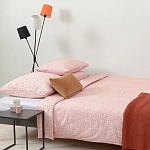 Постельное белье розового цвета с рисунком 150х200 см Blossom Essence варинант исполнения - 4 | Loft Concept в Грозном