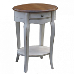 Тумба прикроватная овальная с ящиком Interiors Romance варинант исполнения - 1 | Loft Concept в Грозном