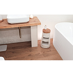 Керамический столик с деревянной столешницей "Пешка" варинант исполнения - 2 | Loft Concept в Грозном