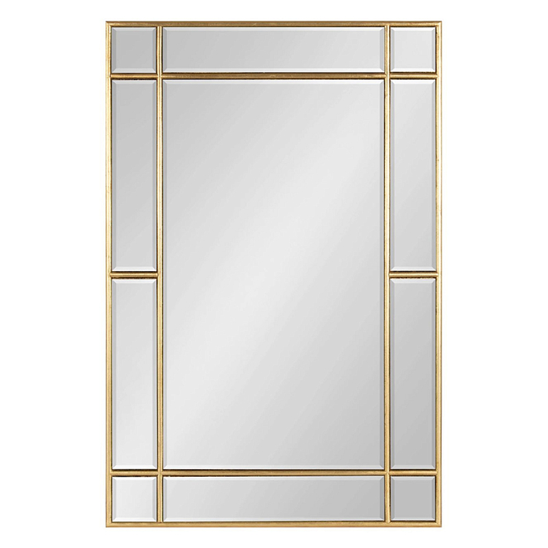 Зеркало настенное прямоугольное Mirror from Sections Черный Золотой Серебряный Зеркало настенное прямоугольное Mirror from Sections Черный Золотой Серебряный в Грозном | Loft Concept