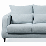 Диван Seldon с мягкими подушками голубое букле варинант исполнения - 4 | Loft Concept в Грозном