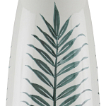 Настольная лампа овальная с тропическим принтом Stylized Aalm Leaves Motif варинант исполнения - 1 | Loft Concept в Грозном