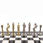 Шахматы Ренессанс с доской из натурального мрамора Decorative Thematic Chess варинант исполнения - 2 | Loft Concept в Грозном