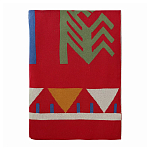 Плед хлопковый по мотивам чувашских орнаментов Ural and Siberian Patterns варинант исполнения - 5 | Loft Concept в Грозном