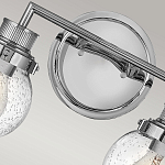 Бра для ванных комнат с прозрачным шарообразным плафоном из стекла с пузырьками на круглом основании Hinkley варинант исполнения - 20 | Loft Concept в Грозном