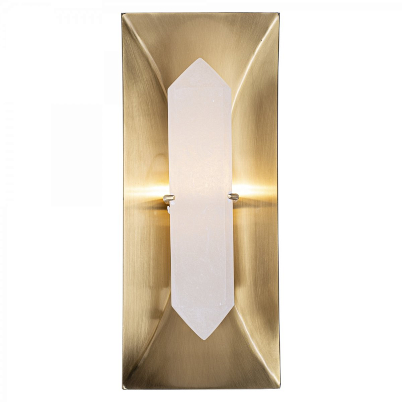 Бра HALCYON Rectangle Sconce Латунь в Грозном | Loft Concept 