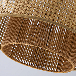 Подвесной светильник с абажуром из плтеного бамбука Light Inside the Cell варинант исполнения - 9 | Loft Concept в Грозном