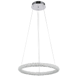 Кольцевая люстра с хрустальным декором Gilbertine Crystal Ring Chandelier варинант исполнения - 4 | Loft Concept в Грозном