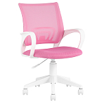 Офисное кресло с основанием из белого пластика Desk chairs Pink варинант исполнения - 1 | Loft Concept в Грозном