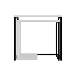 Комплект из 2-х приставных столов белого цвета из дерева ZIGOSH WHITE варинант исполнения - 1 | Loft Concept в Грозном