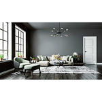 Люстра черного цвета на штанге Noir Supernova варинант исполнения - 3 | Loft Concept в Грозном