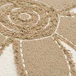 Подушка с цветочным принтом и кисточками Blooming Elegance Harper варинант исполнения - 2 | Loft Concept в Грозном