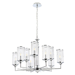 Люстра с 9-ю цилиндрическими стеклянными плафонами Jeanette варинант исполнения - 7 | Loft Concept в Грозном