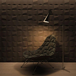 Гипсовая 3D Панель M-26 варинант исполнения - 2 | Loft Concept в Грозном