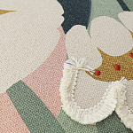 Подушка с цветочным принтом и кисточками Blooming Elegance Daisy варинант исполнения - 2 | Loft Concept в Грозном