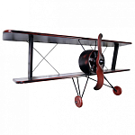 Полка книжная в виде аэроплана в стиле лофт FLY варинант исполнения - 1 | Loft Concept в Грозном