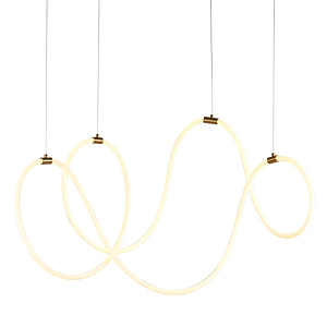 Подвесной светильник с плавными светодиодными линиями Luke Lampco Tracer Lamp