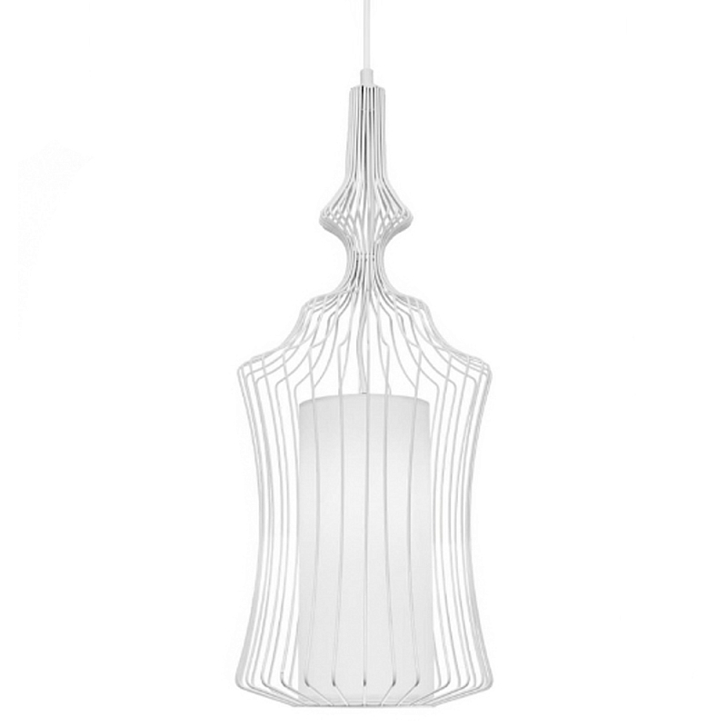 Подвесной светильник Wire Dream Pendant 4 Белый Белый Подвесной светильник Wire Dream Pendant 4 Белый Белый в Грозном | Loft Concept