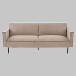 Диван современный вельветовый прямой Worcester Бежевый  варинант исполнения - 2 | Loft Concept в Грозном