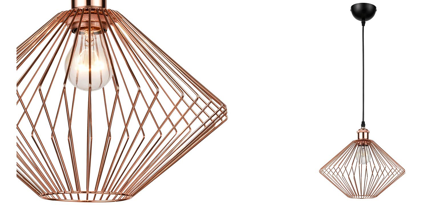 Подвесной светильник Loft Wire Cage pink gold Подвесной светильник Loft Wire Cage pink gold - Loft-Concept в Грозном