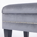 Мягкая банкетка с зоной для хранения Casket Grey варинант исполнения - 3 | Loft Concept в Грозном