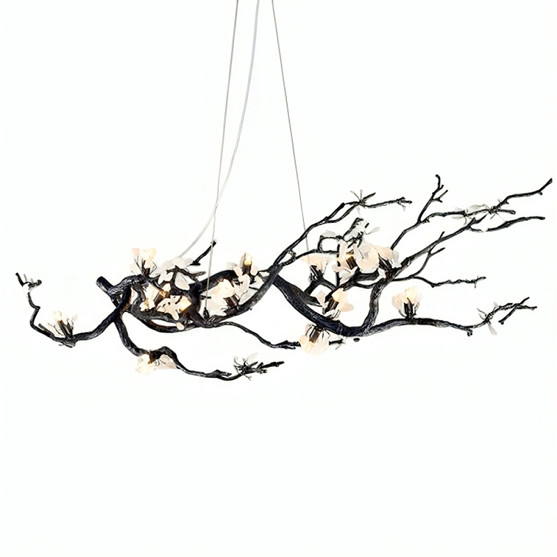 Люстра в виде ветки дерева Tree Shaped Chandelier Черный Люстра в виде ветки дерева Tree Shaped Chandelier Черный в Грозном | Loft Concept