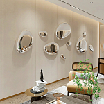 Абстрактная скульптура на стену в виде капли воды Water Outline варинант исполнения - 3 | Loft Concept в Грозном