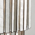 Потолочный светильник с подвесами из перламутра Unique Shine Effect варинант исполнения - 3 | Loft Concept в Грозном