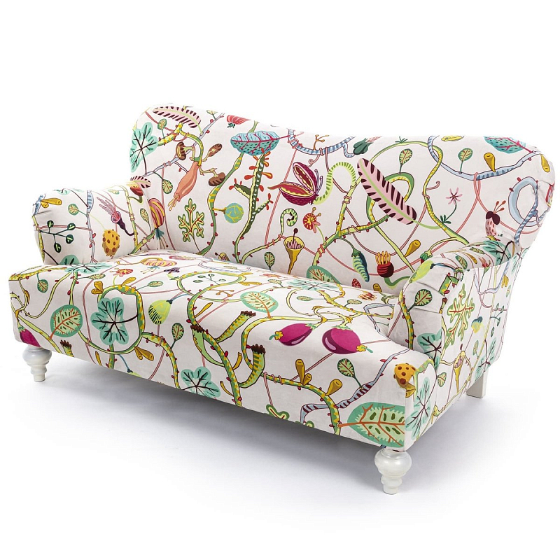 Диван Seletti Botanical Diva Sofa White Белый Мульти в Грозном | Loft Concept 