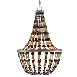 Люстра каплевидной формы с подвесками в виде декоративных бусин Flat Beads варинант исполнения - 2 | Loft Concept в Грозном