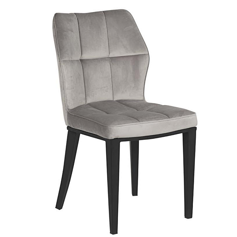 Стул Deffo Chair Серый Черный Стул Deffo Chair Серый Черный в Грозном | Loft Concept
